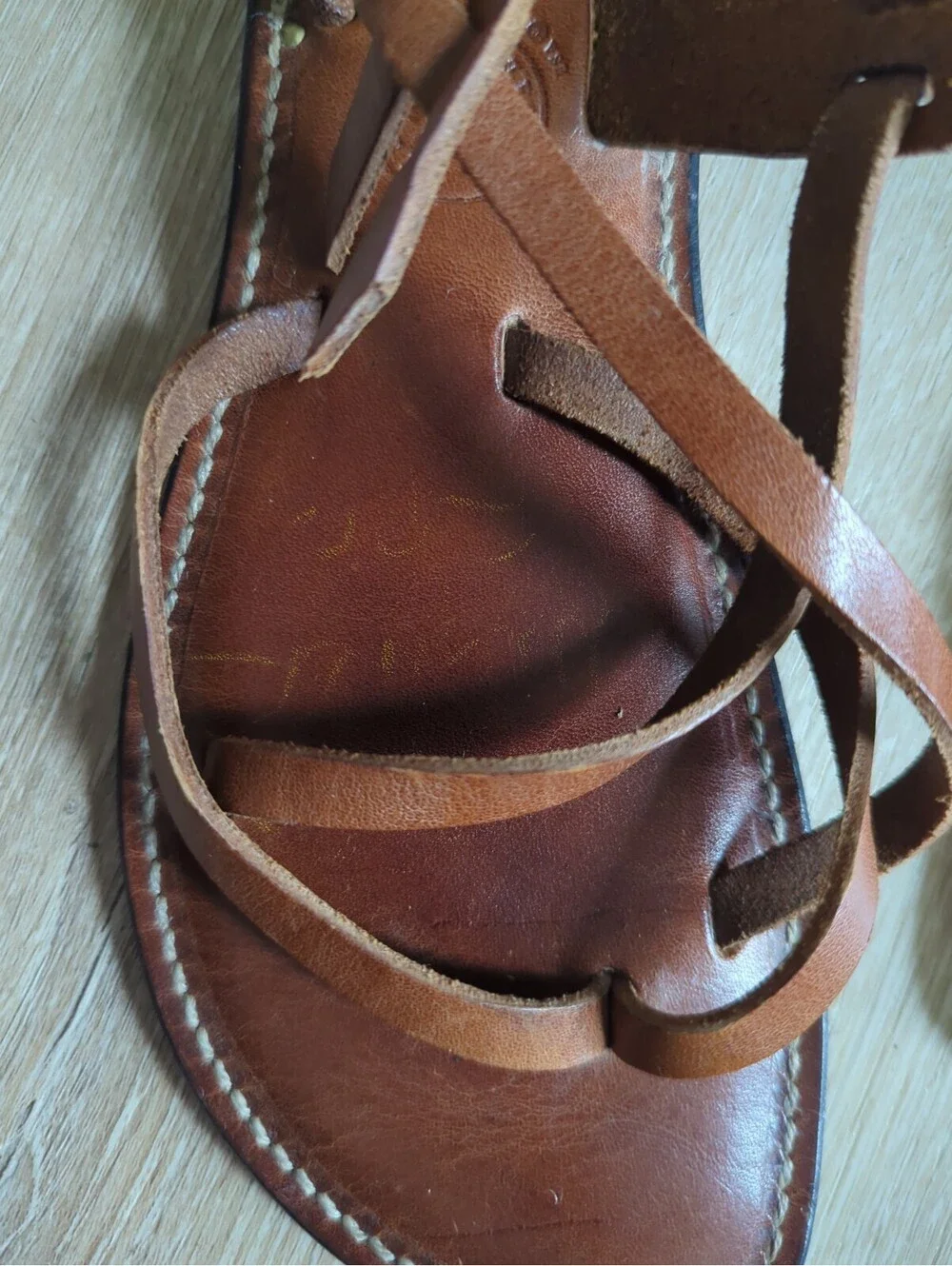 FLAT THONG ISLAND SANDALS Handmade Artisan Leathr Made HawaiiWMN 10